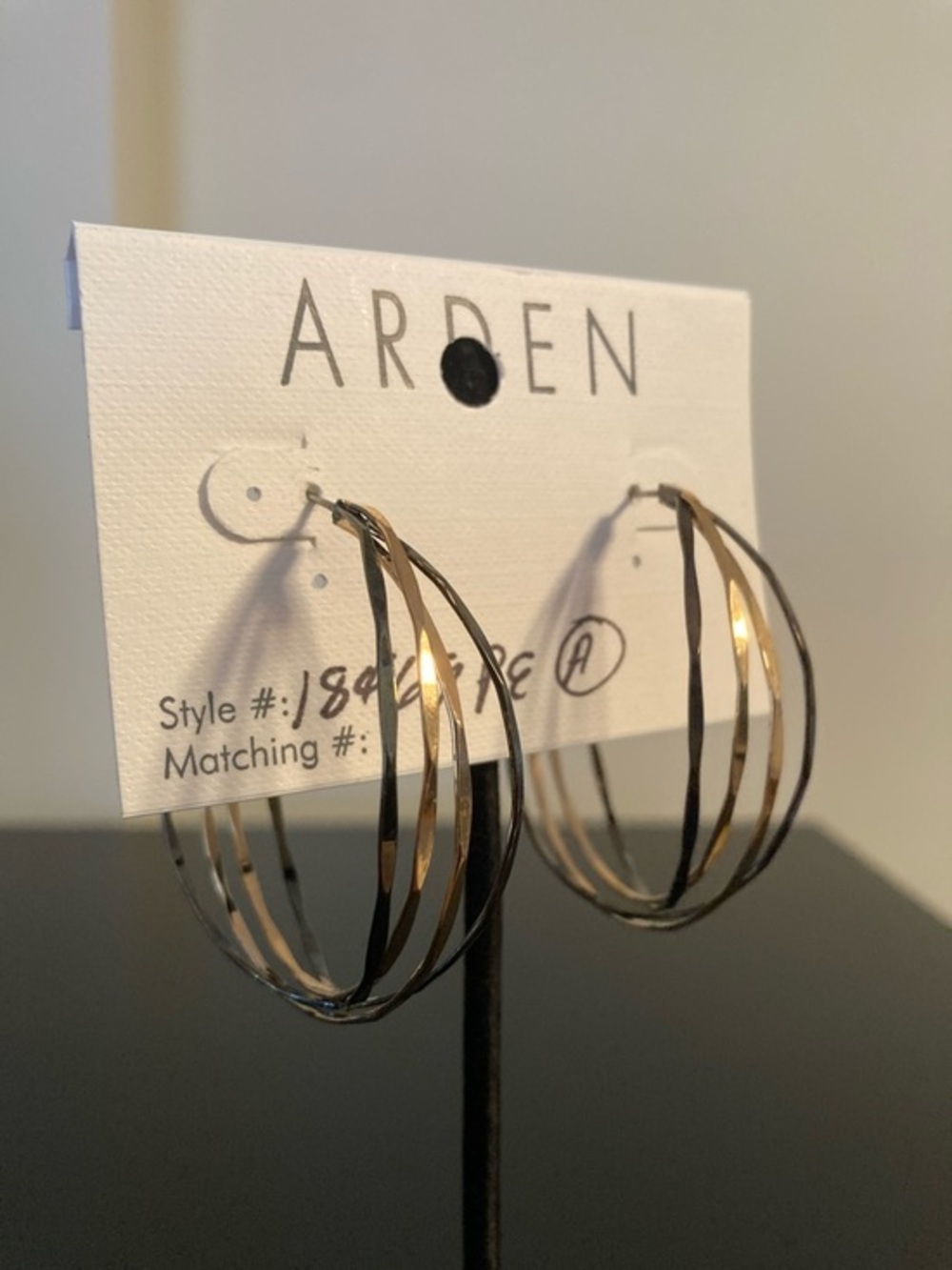 Ardene Two-Tone Multi-Hoop Earrings - Gold and Silver
